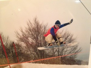 Snowboarding at Hakuba 47 in Nagano Japan